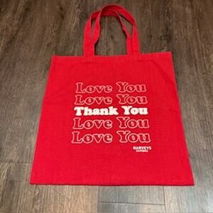 Harveys Seatbelt Bag Thank You Tote New!